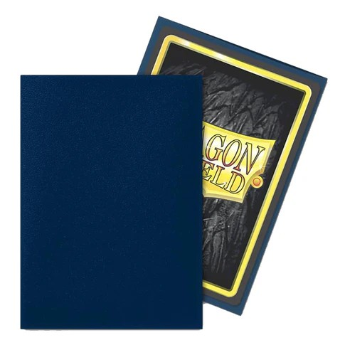 DRAGON SHIELD STASNDARD SIZE SLEEVES MATTE MIDNIGHT BLUE 100PK - AT11057
