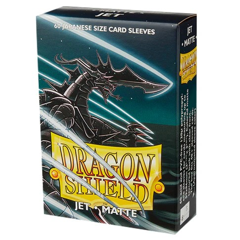DRAGON SHIELD JAPANESE SIZE SLEEVES MATTE JET - AT11124