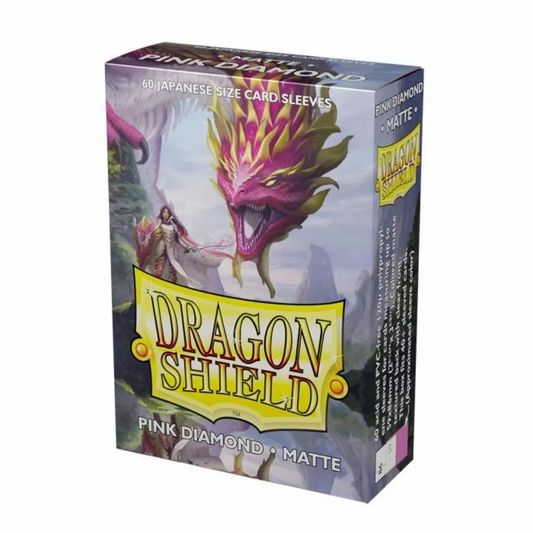 DRAGON SHIELD JAPANESE SIZE SLEEVES MATTE PINK DIAMOND - AT11139