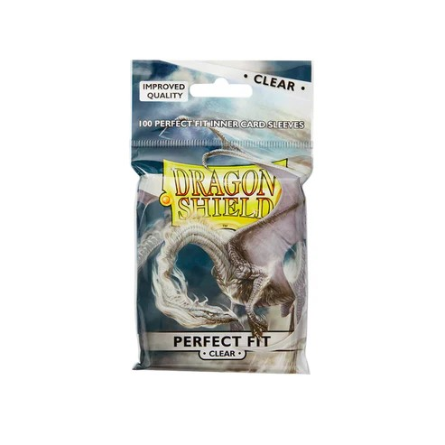 DRAGON SHIELD PERFECT FIT STANDARD SIZE INNER SLEEVES CLEAR 100PK - AT13001