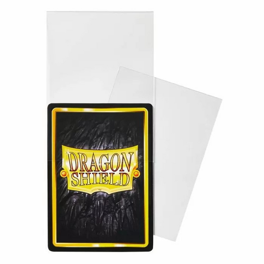 DRAGON SHIELD PERFECT FIT JAPANESE SIZE SIZE INNER SLEEVES CLEAR 100PK - AT13051