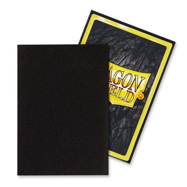 DRAGON SHIELD JAPANESE SIZE SLEEVES MATT BLACK 60PK - AT11102