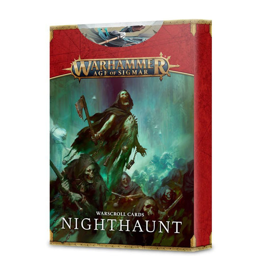 WH AOS NIGHTHAUNT WARSCROLL CARDS - 9115