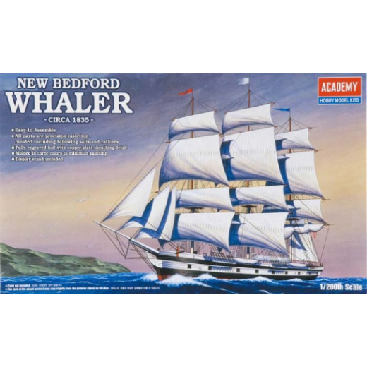 ACADEMT 1/200 NEW BEDFORD WHALER PLASTIC MODEL KIT - ACA-14204