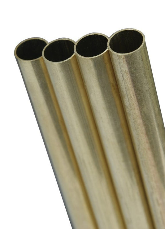 K&S METAL TUBING - BRASS ROUND 5/8 DIAMETER 12 - 143