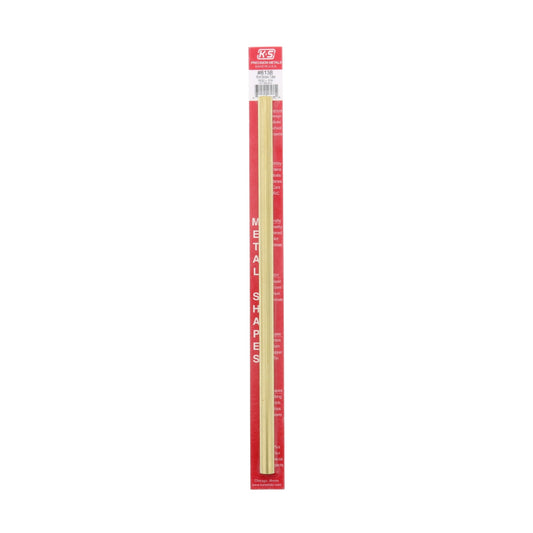 K&S 15/32 IN. D X 12 IN. L ROUND BRASS TUBE 1 PK - KS8138