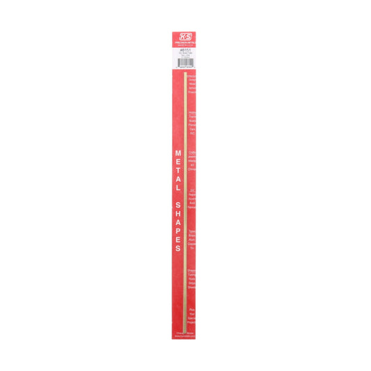 K&S 1/8 IN. W X 12 IN. L SQUARE BRASS TUBE 1 PK - KS8151