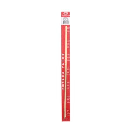 K&S ENGINEERING BRASS METAL TUBING RECTANGULAR 3/32IN X 3/16IN X 12IN - KS8262