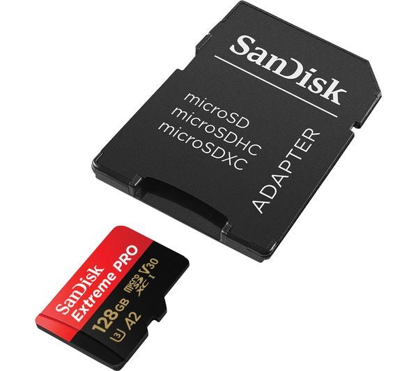 SANDISK EXTREME PRO 128GB MICRO SDXC - SDSQXCD-128G-GN6MA