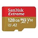 SANDISK EXTREME 128GB MICROSDXC WITH ADAPTER - SDSQXAA-128G-GN6AA