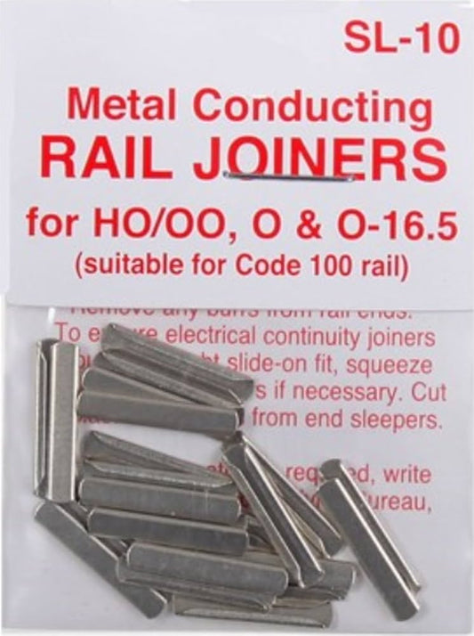 PECO RAIL JOINERS HO/OO 24PK - SL10
