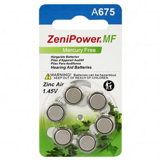 ZENIPOWER HEARING AID BATTERY - 50006-013