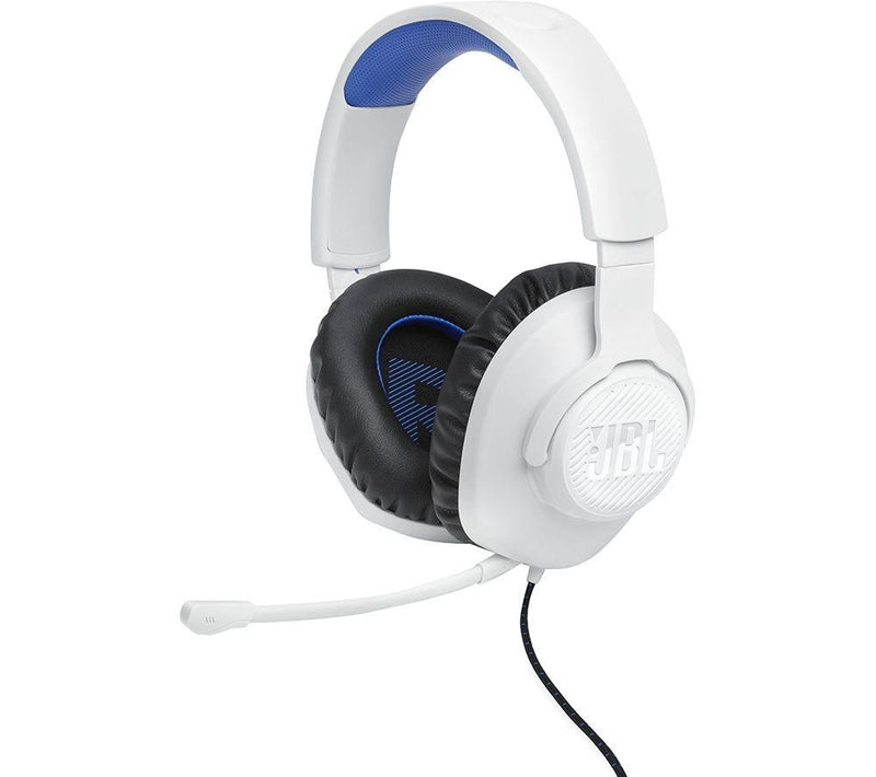 JBL Quantum 100P Gaming Headset - White, White - AD089