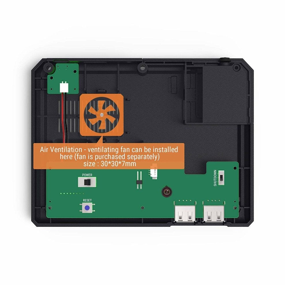 RETROFLAG MEGAPI CASE FOR RASPBERRY PI 2/3/B+ 16 BIT ORIGINAL MEGA DRIVE STYLE - CE06073