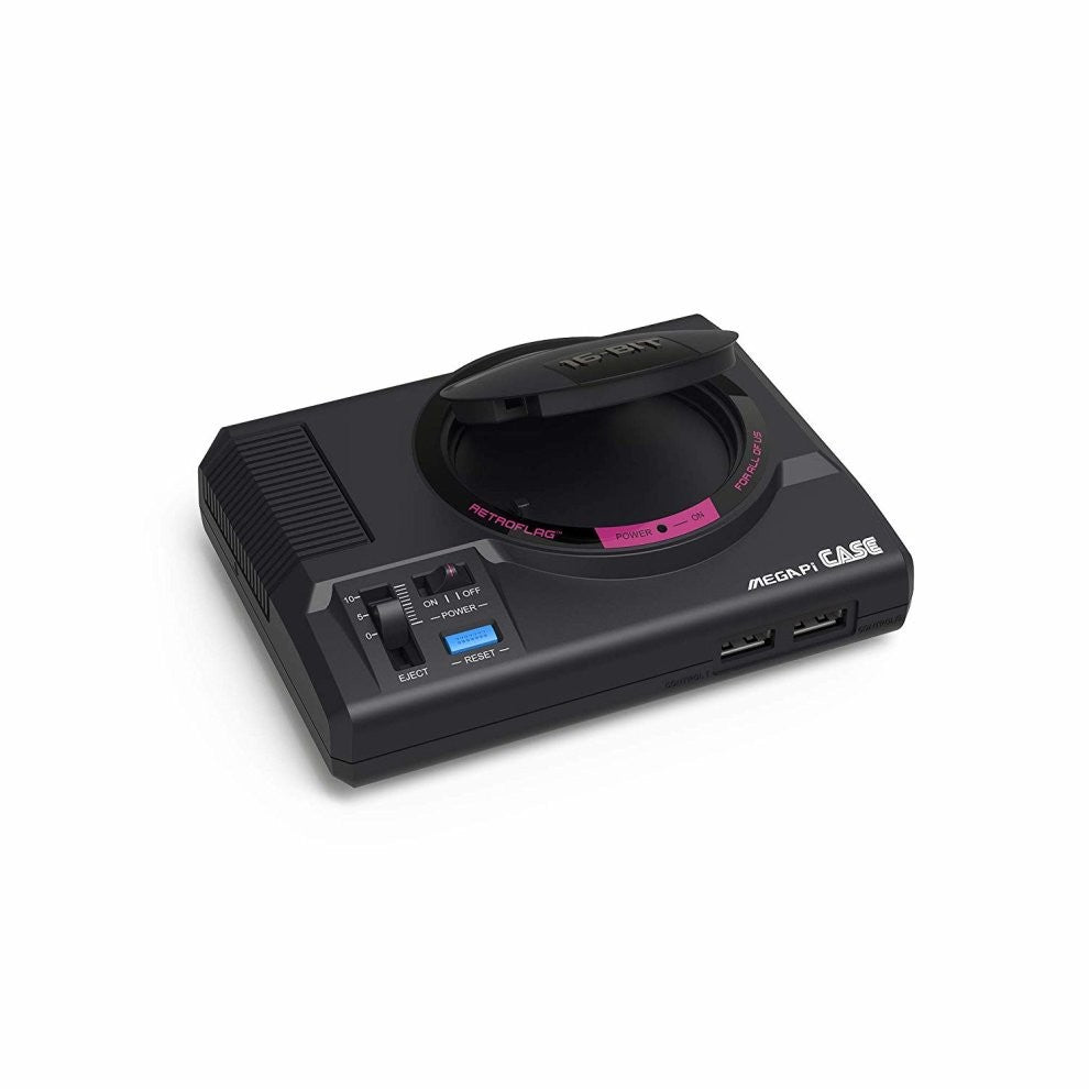 RETROFLAG MEGAPI CASE FOR RASPBERRY PI 2/3/B+ 16 BIT ORIGINAL MEGA DRIVE STYLE - CE06073