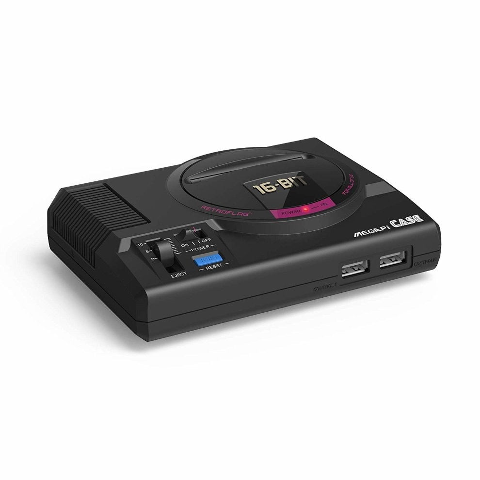 RETROFLAG MEGAPI CASE FOR RASPBERRY PI 2/3/B+ 16 BIT ORIGINAL MEGA DRIVE STYLE - CE06073