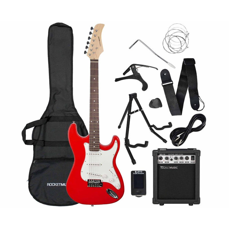 3rd Avenue Rocket Series Electric Guitar PACK - RED - 5669