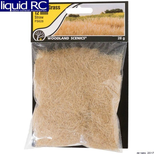 WOODLAND SCENICS FS628 STATIC GRASS STRAW GREEN 12MM - FS628