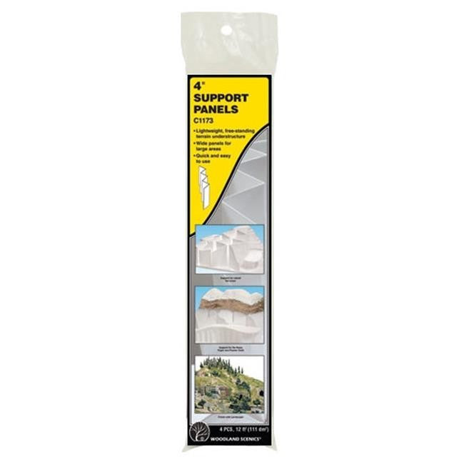 Woodland Scenic C1173 4 in. Support Panels - 4Pk - C1173