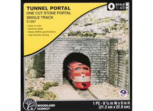 WOODLAND SCENICS C1267 O TUNNEL PORTAL CUT STONE WOOC1267 - C1267
