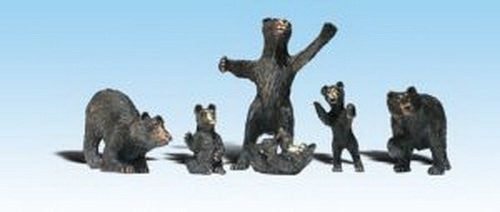 WOODLAND SCENICS HO BLACK BEARS - A1885