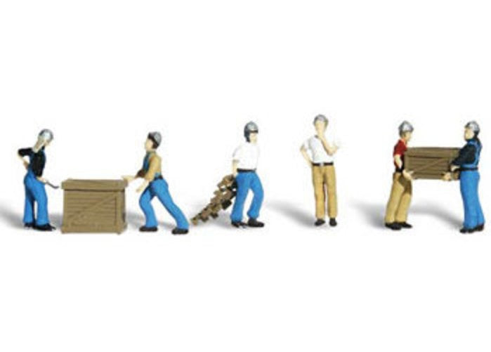 WOODLAND SCENIC DOCK WORKERS N SCALE - A2123