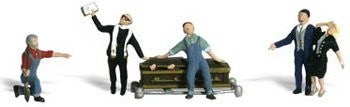 WOODLAND SCENICS GRAVESIDE SERVICE N SCALE - A2127