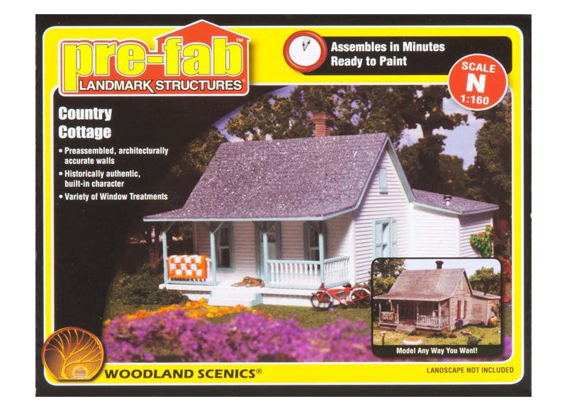 Woodland Scenics PF5206 Country Cottage N WOOPF5206 - PF5206