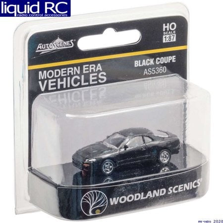 WOODLAND SCENICS AS5360 HO BLACK COUPE