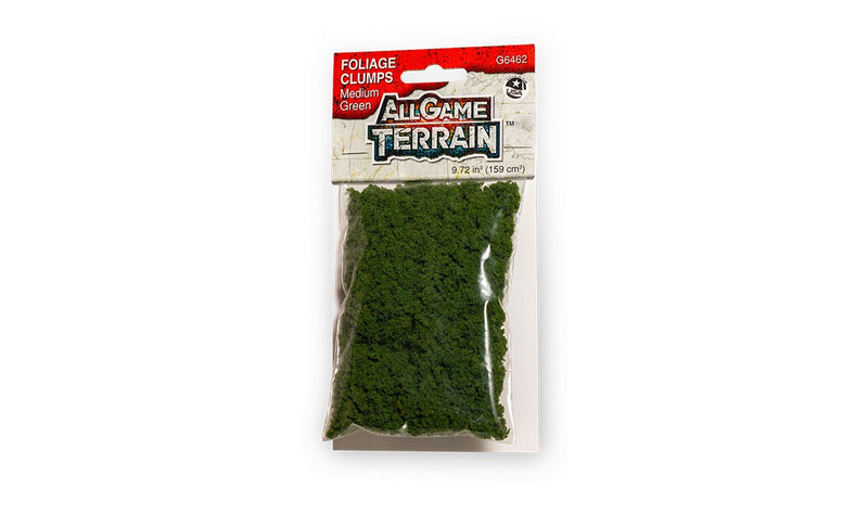 ALL GAME TERRAIN G6462 Medium Green Foliage Clumps