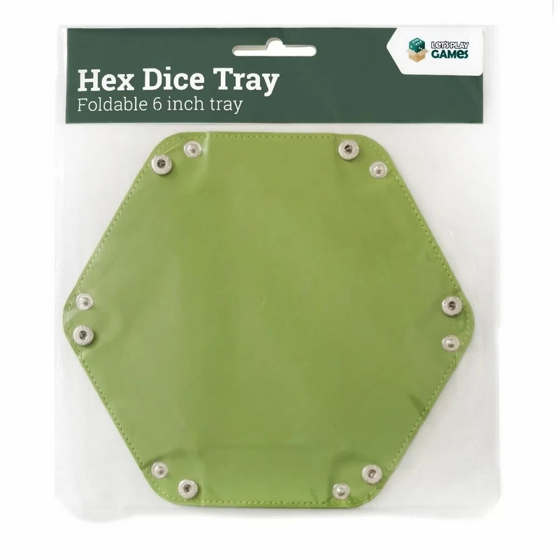 LPG HEX DICE TRAY 6 - GREEN - LPGDM066G