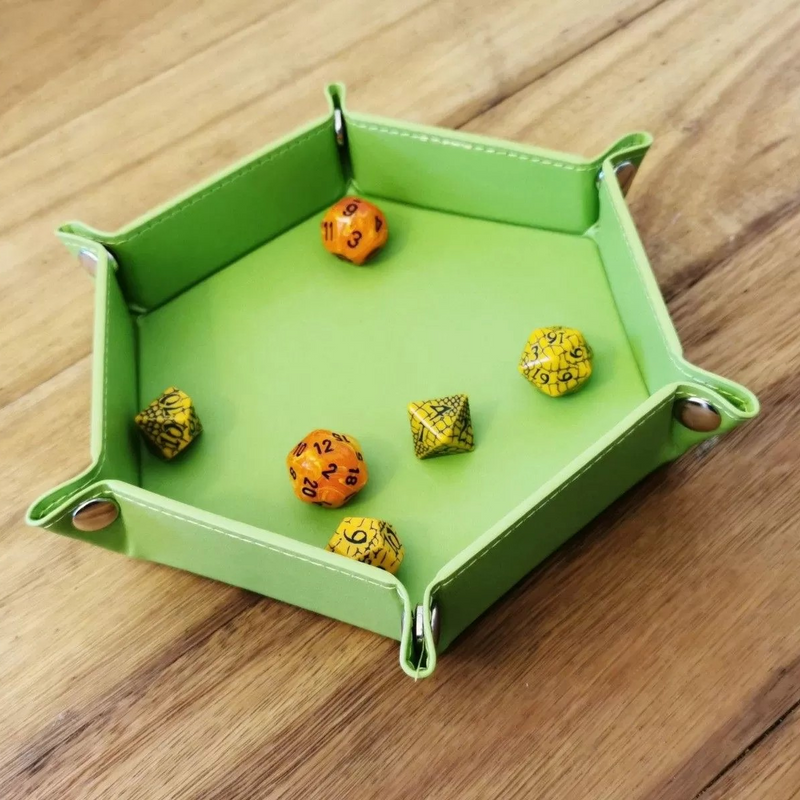 LPG HEX DICE TRAY 6 - GREEN - LPGDM066G