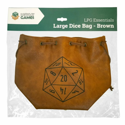 LPG DICE BAG LARGE BROWN - LPGLDB02