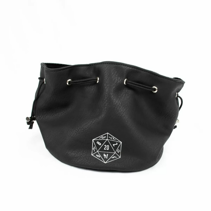 LPG MULITPOCKET DICE BAG BLACK LEATHER - LPGES8001