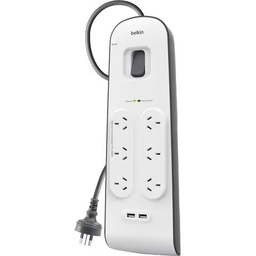 BELKIN 6 OUTLET WITH 2M CORD - 2740631