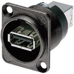 NEUTRIK USB 2.0 TYPE A / TYPE B CHASSIS BLACK NAUSB-B - P0837
