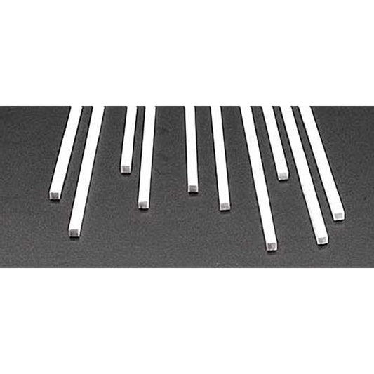 PLASTRUCT MS-125 SQUARE ROD.125 10 PLS90780 PLASTIC BUILDING SUPPLIES - 90780