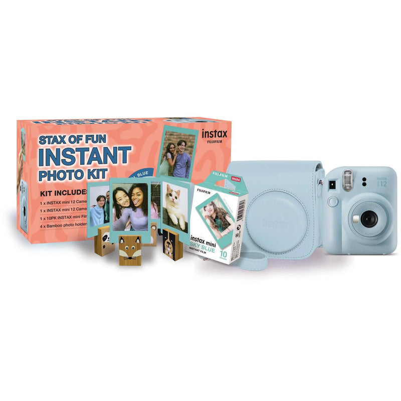 FUJIFILM INSTAX MINI12 BLUE BUNDLE