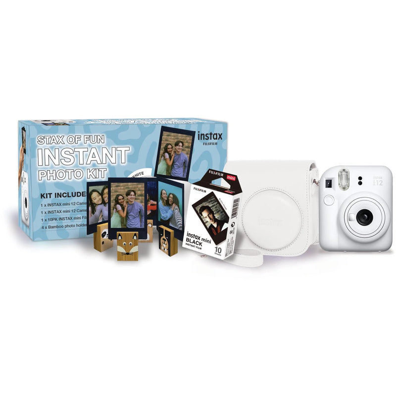 FUJIFILM INSTAX MINI 12 WHITE BUNDLE