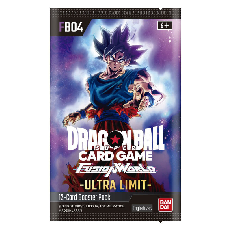 DRAGON BALL SUPER TCG FUSION WORLD FB04 ULTRA LIMIT BOOSTER PACK - 2746343 