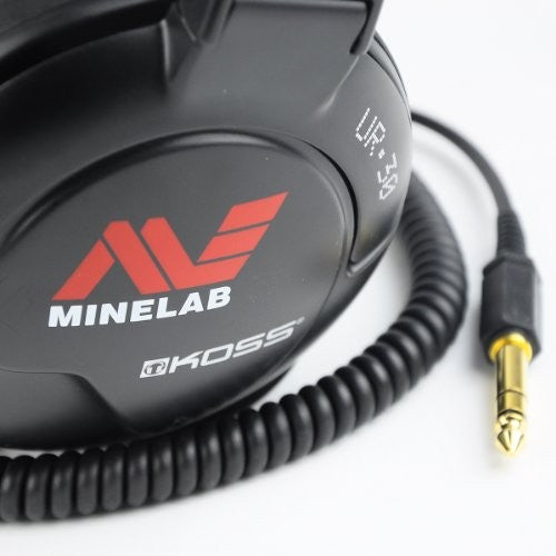 Minelab Koss UR-30 Headphones with 1/4 Inch Plug for Metal Detector - 30110214