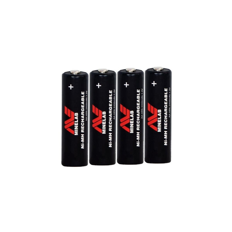 Minelab AA 2450mAh Rechargeable Ni-MH Battery, 4-Pack - 3011-0406