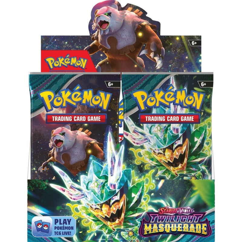 POKEMON TCG SCARLET & VIOLET 6 TWILIGHT MASQUERADE BOOSTER PACK - 189-85340