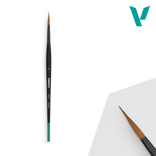 VALLEJO DETAIL ROUND SYNTHETIC BRUSH NO. 4 - AVB02004