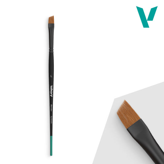 VALLEJO BLENDER FLAT ANGLED SYNTHETIC BRUSH LARGE - AVB05003