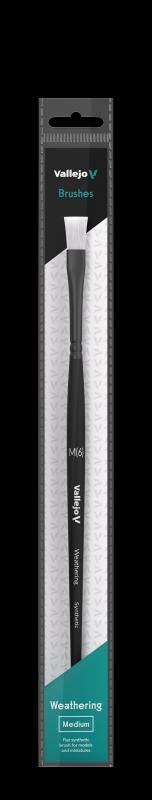 VALB09002 - AV WEATHERING - FLAT SYNTHETIC BRUSH (MEDIUM)