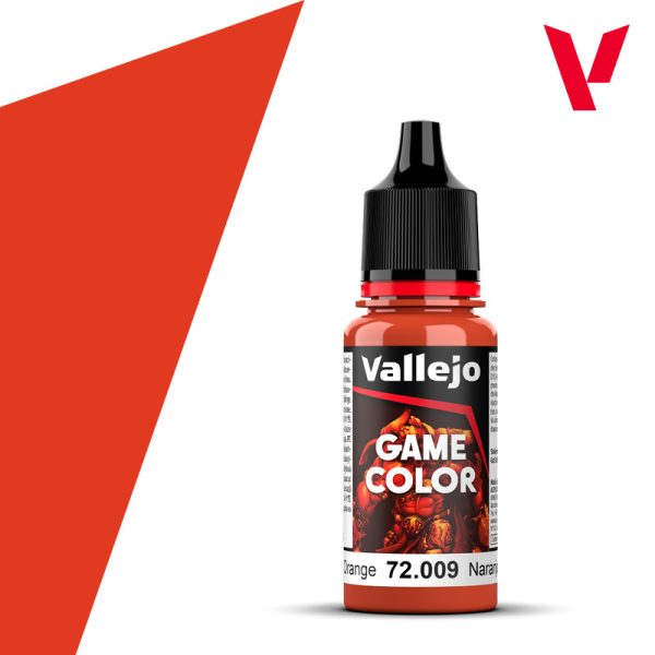 VALLEJO GAME COLOUR 72.009 HOT ORANGE - AV72009