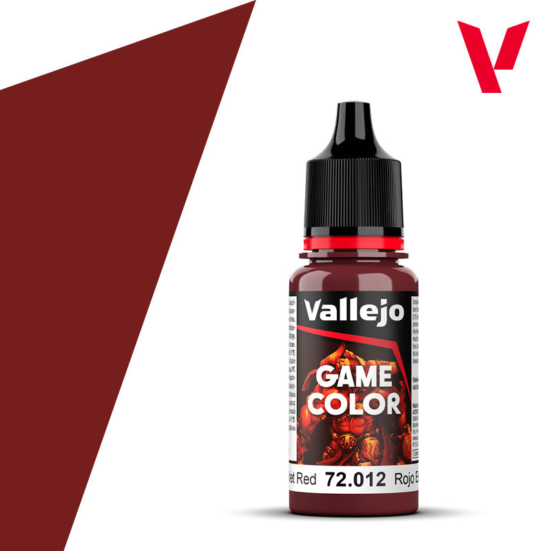 VALLEJO GAME COLOUR 72.012 SCARLET RED - AV72012