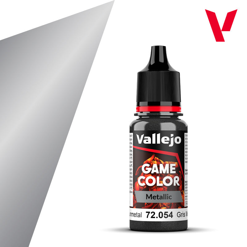 VALLEJO GAME COLOUR 72.054 DARK GUNMETAL - AV72054