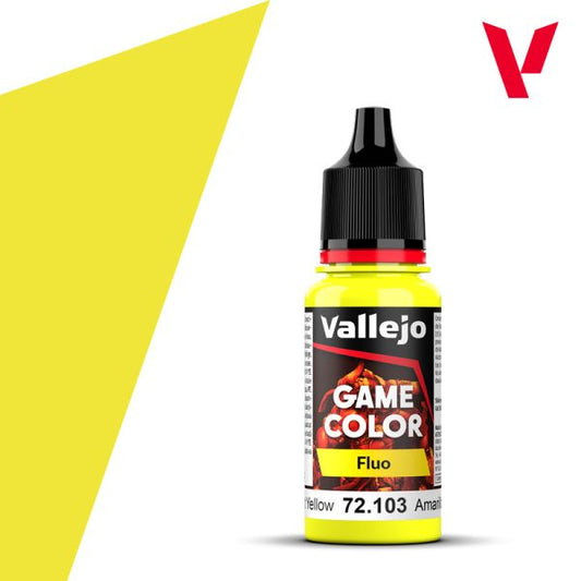 VALLEJO GAME COLOUR 72.103 FLUORESCENT YELLOW - AV72103